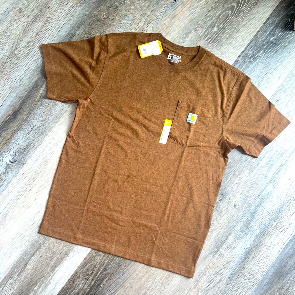 NWT Carhartt Loose Fit logo pocket tee